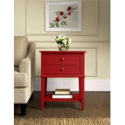 Ameriwood Home Franklin Accent Table with 2 Drawers, Multiple Colors