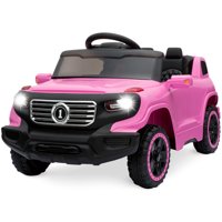 Best Choice Products 6V Kids Ride On Car Truck w/ Parent Control, 3 Speeds, LED Headlights, MP3 Player, Horn - Pink