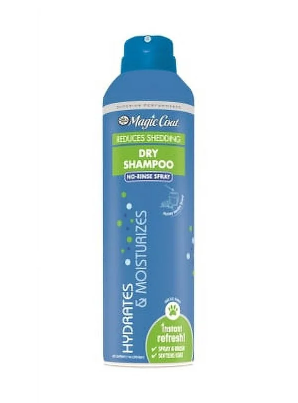 Four Paws Magic Coat DRY dog Shampoo Reduces Shedding 7.4 oz. Dry Shampoo