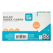 Pen + Gear Ruled Index Cards 3 x 5 inches, White, 300 Count