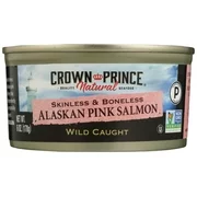 Crown Prince Alaskan Pink Salmon, Skinless & Boneless, 6 Oz.