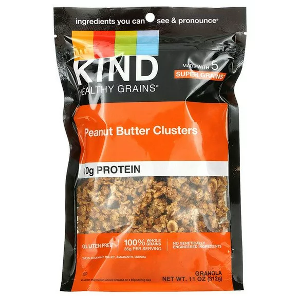 KIND Bars, Healthy Grains, Granola, Peanut Butter Clusters, 11 oz