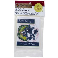 Elderberry Fruit Wine Labels