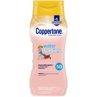 Coppertone WaterBABIES Sunscreen Lotion SPF 50, 8 Fl Oz