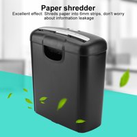 Ejoyous 110V Home Office Electric Shredder for Paper and Credit Card Strip Cut Destroy (US plug), Heavy duty paper shredder, Office equipment