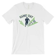 GAME DAY for Seattle T-Shirt Mens White Graphic Tee Gift For Him