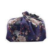JuLam Japanese Style Lunch Box Bag Japanese Style Bento Tote Pouch Portable Lunch Box Storage Travel Picnic Tea Sets Bag