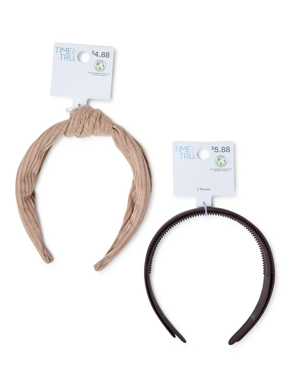 Time and Tru Women's Headband Set, 3-Piece
