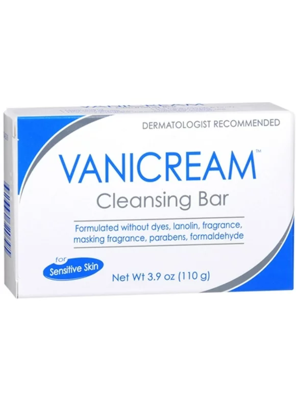 Vanicream Cleansing Bar for Sensitive Skin 3.90 oz (Pack of 2)