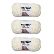 bernat bulk buy blanket yarn (3-pack) vintage white 161200-6