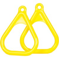 Swing Set Stuff Inc. Plastic Trapeze Ring Pair (Yellow)