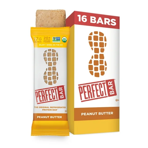 Perfect Bar, Peanut Butter Protein Bar, 16 Count