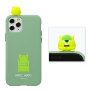 Disney Mike Whittle Monster Sleep Figure - Jell Slim Protective Rubber Phone Case Cover for iPhone 11