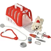 Theo Klein Vet Transport Crate Play Set with Dog