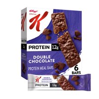Kellogg's Special K Protein Bars, Meal Replacement, Protein Snacks, Double Chocolate, 9.5oz Box, 6 Bars