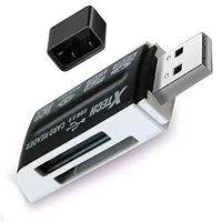 Xtech 8-in-1 High-Speed Universal Card Reader for SDHC, SDXC, SD, Micro SDXC, Micro SD, Micro SDHC, MMC, RS-MMC, Card and UHS-I Cards