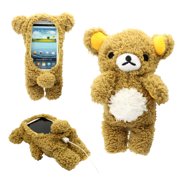 GEARONIC 3D Cute Doll Toy Cool Plush Teddy Bear Cover Shockproof Dirt Dust Proof Case for Samsung Galaxy S4 SIV S3 SIII
