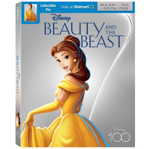 Beauty and The Beast - Disney100 Edition DX Offers Mall Exclusive (Blu-ray   DVD   Digital Code)