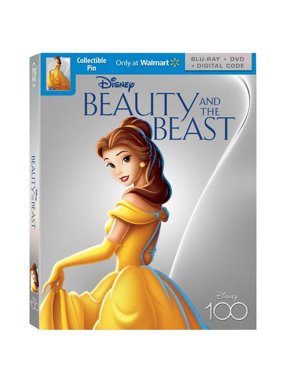 Beauty and The Beast - Disney100 Edition DX Offers Mall Exclusive (Blu-ray + DVD + Digital Code)