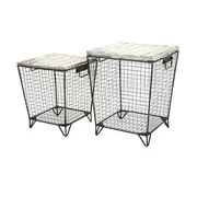 Ava Cage Tables - Set of 2