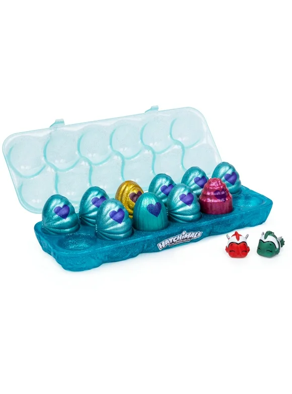 Hatchimals CollEGGtibles, Mermal Magic 12 Pack Egg Carton with Season 5 Hatchimals, for Kids Aged 5 and Up (Styles May Vary)