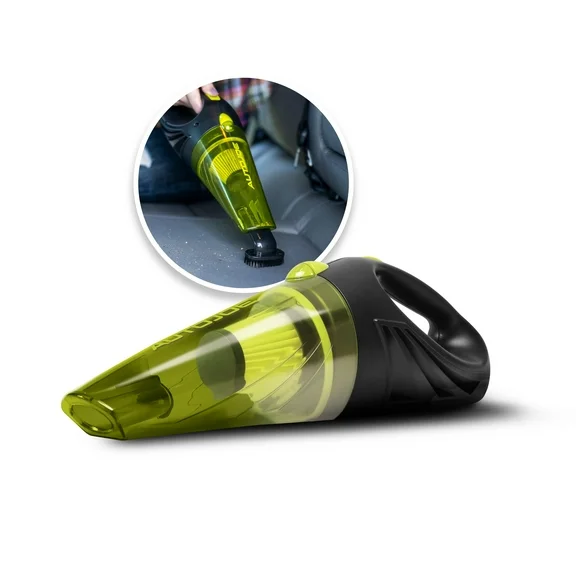 Auto Joe 12-Volt Portable Handheld Car Vacuum Cleaner, HEPA Filters & Storage Bag, Detailing Kit