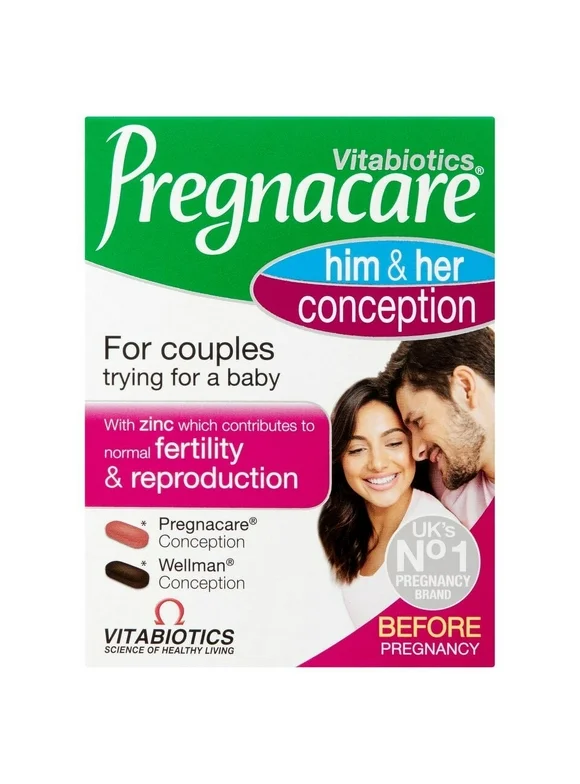 Vitabiotics Pregnacare - His & Her Conception 60 Tablets