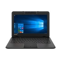 Lenovo 100e G2 14" Notebook - Celeron N4020 - 4GB RAM - 64GB eMMC - 1366 x 768 Display - Intel UHD Graphics 600 - Windows 10 Pro - Black