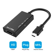 MHL Micro USB Male to HDMI Female Adapter Cable for Android Smartphone and Tablets(Ship from USA Within One Bussiness day)