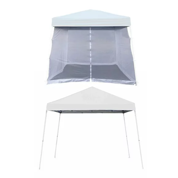 Z-Shade 10 Ft Horizon Screen Shelter Attachment w/ Push Button Canopy Tent