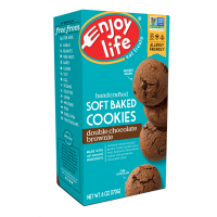 Enjoy Life Double Chocolate Brownie Soft Baked Cookies, Vegan, Nut Free 6 oz