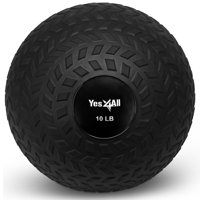 Yes4All Slam Ball for Strength and Crossfit Workout ? Slam Medicine Ball, 10-20 lbs