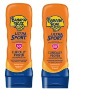 Banana Boat Ultra Sport Sunscreen Lotion SPF 50+, 8 oz