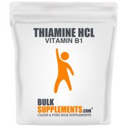 BulkSupplements.com Thiamine HCL (Vitamin B1) Powder - Vitamin B Supplements - B1 Vitamins 100mg - Thiamine B1 Supplement (100 Grams)