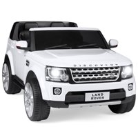 Best Choice Products 12V 3.7 MPH 2-Seater Licensed Land Rover Ride On Car Toy w/ Parent Remote Control - White