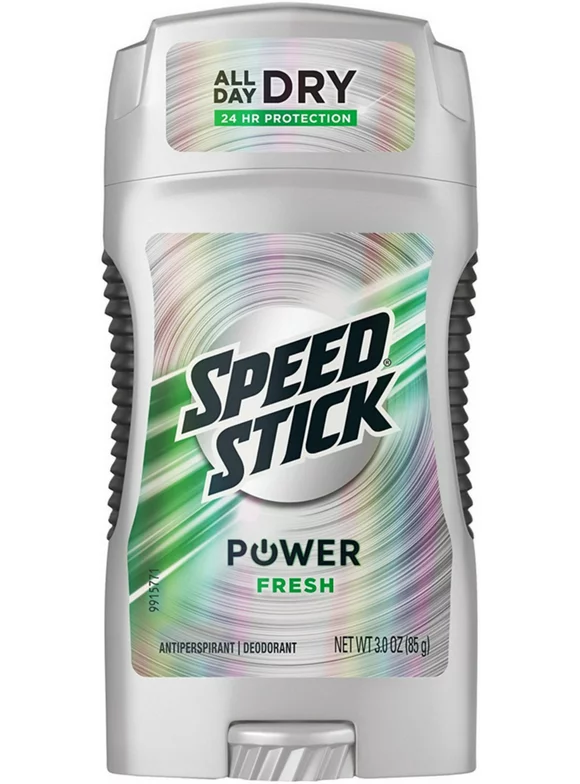 Speed Stick Anti-Perspirant Deodorant, Power Fresh 3 oz (Pack of 6)