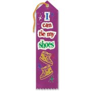 I Can Tie My Shoes Award Ribbon (Pack of 6)