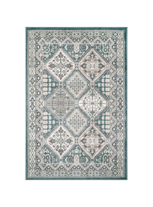 nuLOOM Becca Vintage Tile Accent Rug, 3' x 5', Blue