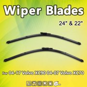 24" 22"  Windshield Wiper Blades for 05-17 VOLVO XC90 04-07 XC70