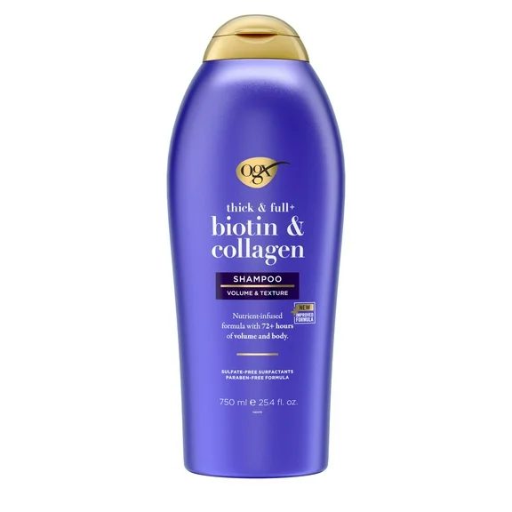 OGX Thick & Full   Biotin & Collagen Volumizing Shampoo, 25.4 fl. oz