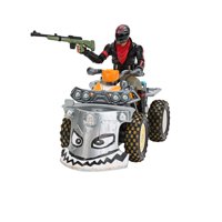 Fortnite Quadcrasher Vehicle with Burnout 4-inch Action Figure Included