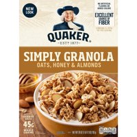 Quaker Simply Granola, Oats, Honey & Almonds, 28 oz Box