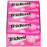 Trident Bubblegum Sugar Free Gum, 12 Pk 14 Pc