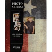 Pinnacel Texas Flag Photo Album, Holds 208 - 4"x6" Photos