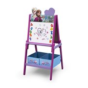 Delta Children Wooden Double Sided Activity Easel with Puzzle, Disney Frozen