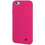 NEW AMZER SILICONE SOFT SKIN JELLY BACK CASE COVER FOR iPhone 6 PLUS - HOT PINK