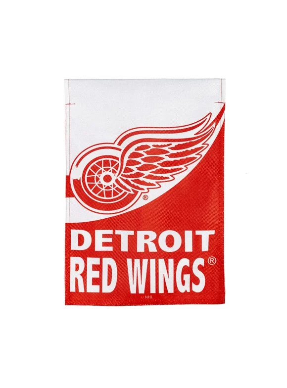 Detroit Red Wings 12.5'' x 18'' Double-Sided Burlap Garden Flag