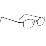 Optical Eyewear - Rectangle Shape, Titanium Full Rim Frame - Prescription Eyeglasses RX, Black