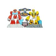 Playskool Heroes Rescue Bots Robot Beam Bots Heatwave & Bumblebee Gift Set Bundle - 2 Pack, Gift Set Bundle Includes 2 Rescue Bot Beam Box Heroes! By Transformers