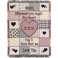 Personalized mother's touch throw-available in 2 colors
